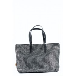 Дамска чанта Ballezi от изкуствена кожа и текстил - 5047