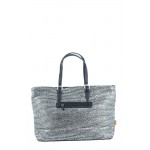 Дамска чанта Ballezi от изкуствена кожа и текстил - 5047