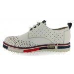 Дамски спортни обувки от естествена кожа Tara 17103 - Бяло