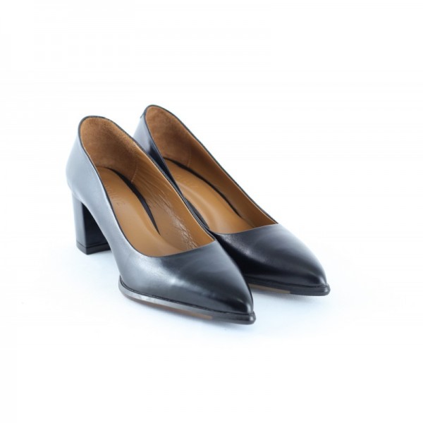 Дамски елегантни обувки Ingiliz 16201-Черни