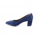 Дамски елегантни обувки Ingiliz 16201-син велур
