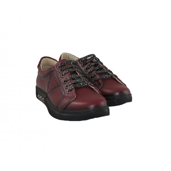 Ballezi Елегантни дамски обувки от естествена кожа 1802271 - бордо